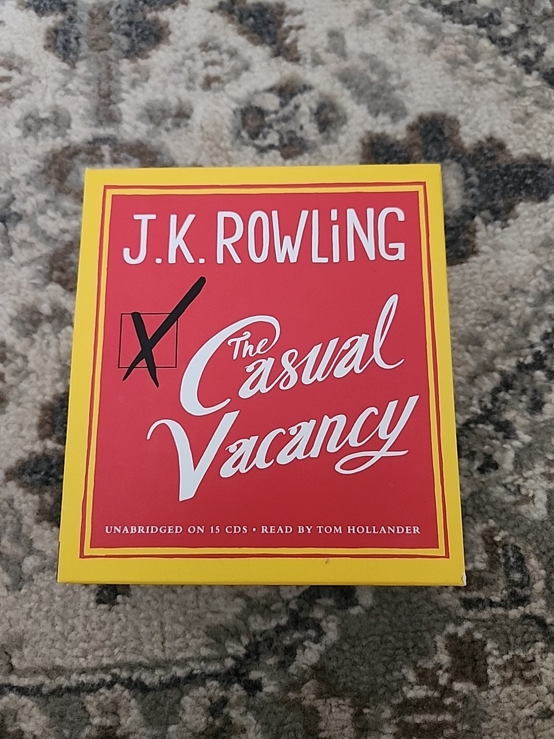 The Casual Vacancy by J. K. Rowling (2013, Compact Disc, Unabridged edition)