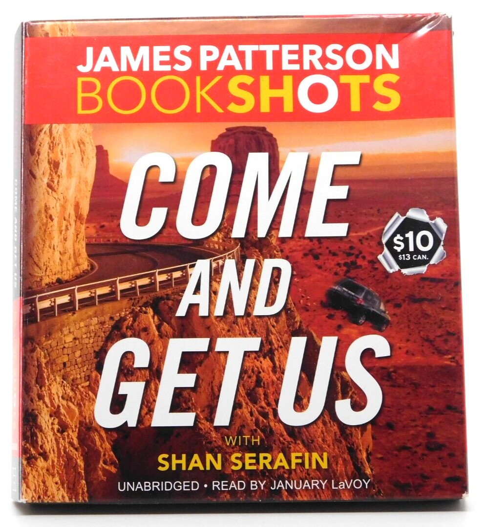 Book Audio CD James Patterson Come and Get Us With Shan Serafin January LaVoy