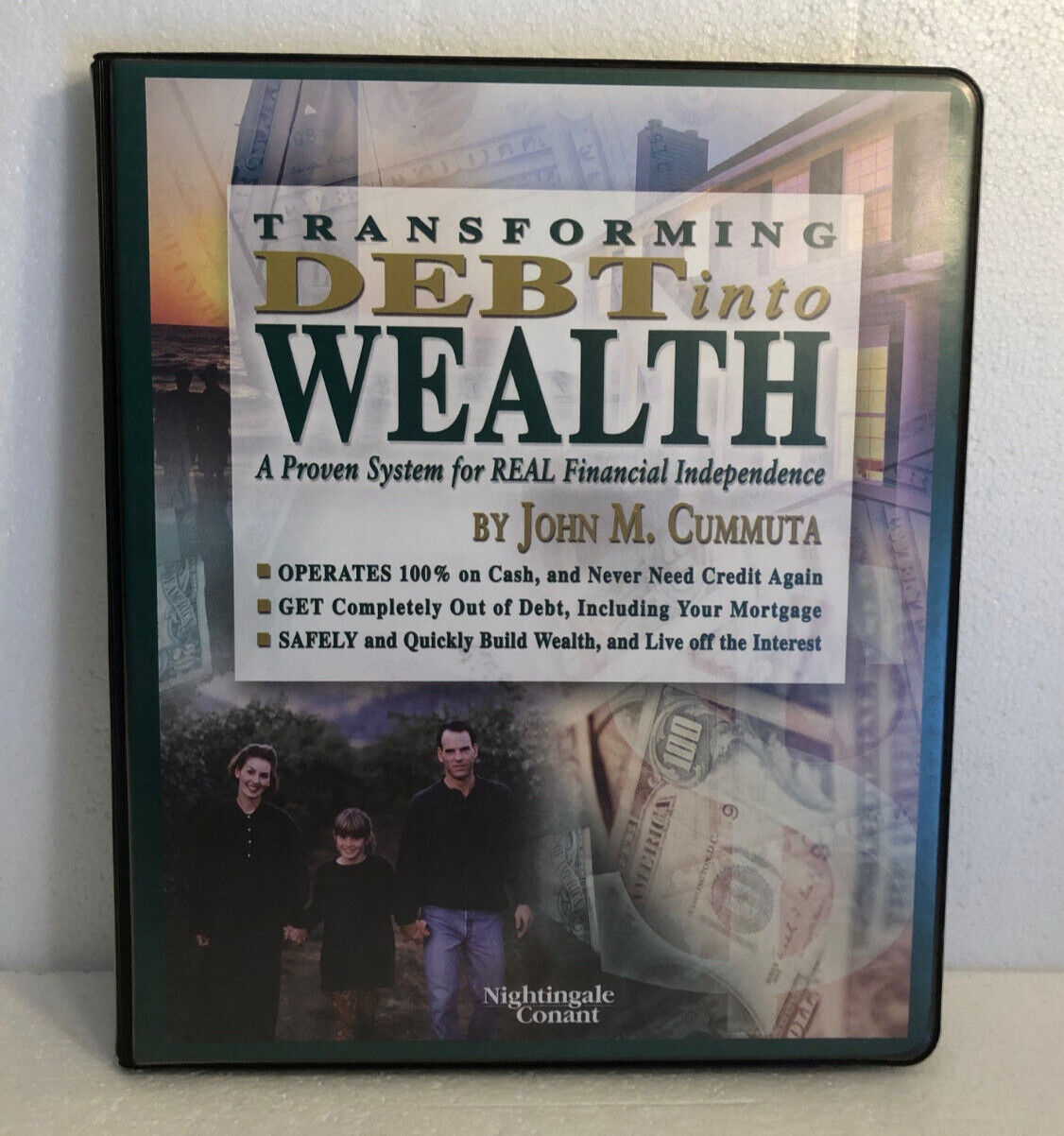 John M. Cummuta Transforming Debt Into Wealth Cassettes, Nightingale Conant,READ