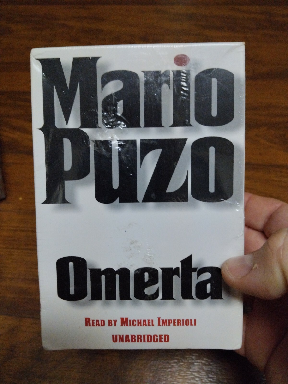 Brand New Mario Puzo Omerta 6 Cassette Unabridged Audio Book 10 Hours