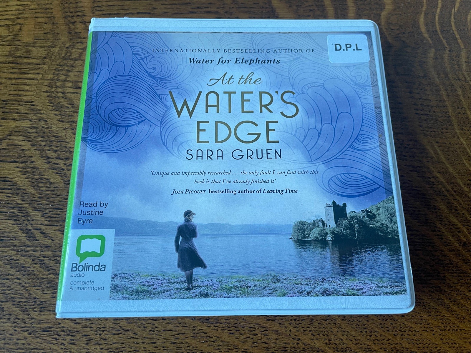 [EX-LIBRARY] At The Water’s Edge by Sara Gruen Unabridged Audiobook on 9 CDs