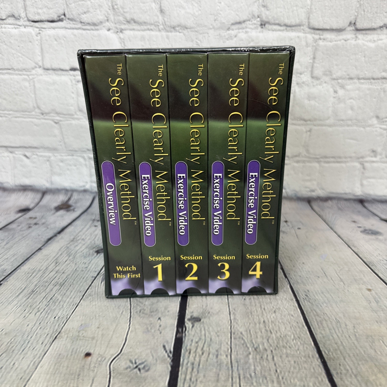 SEE CLEARLY METHOD — VHS Tapes, SEALED