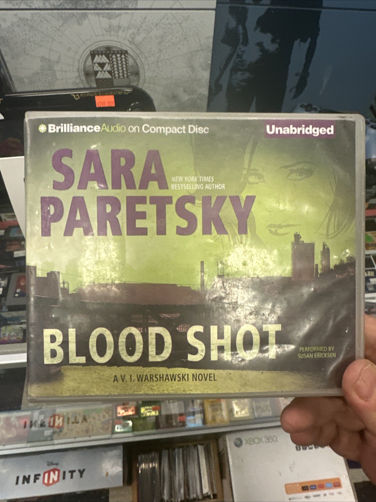 Blood Shot by Sara Paretsky (2013, Compact Disc)