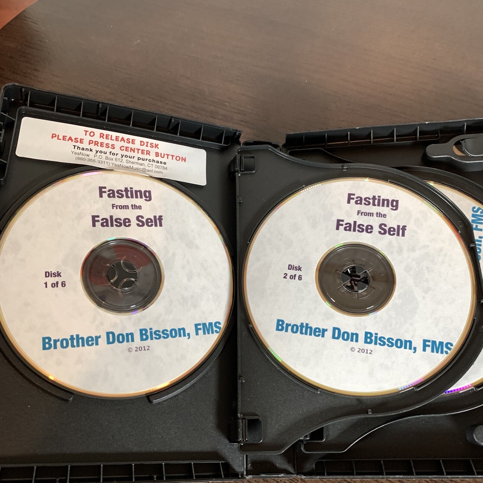 Brother Don Bisson Audio CD Fasting from the False Self 2008 6 CD Set