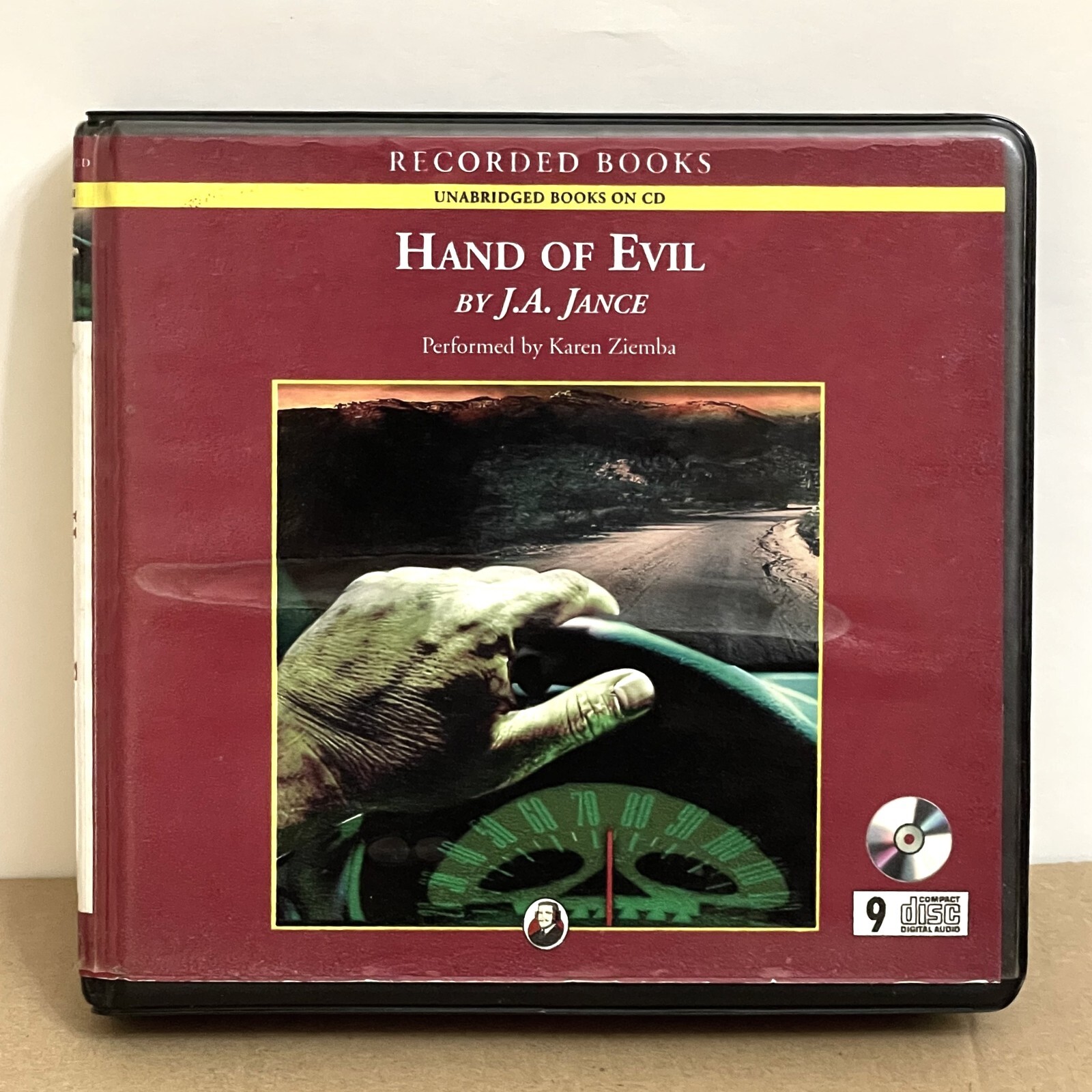 J A Jance HAND OF EVIL AudioBook CD UNABRIDGED 9 Compact Discs Library Edition