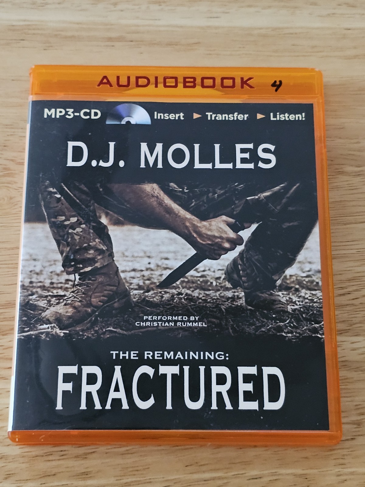 The Remaining: Fractured by DJ Molles Audiobook MP3 Audio CD Sci-fi 2013 VG