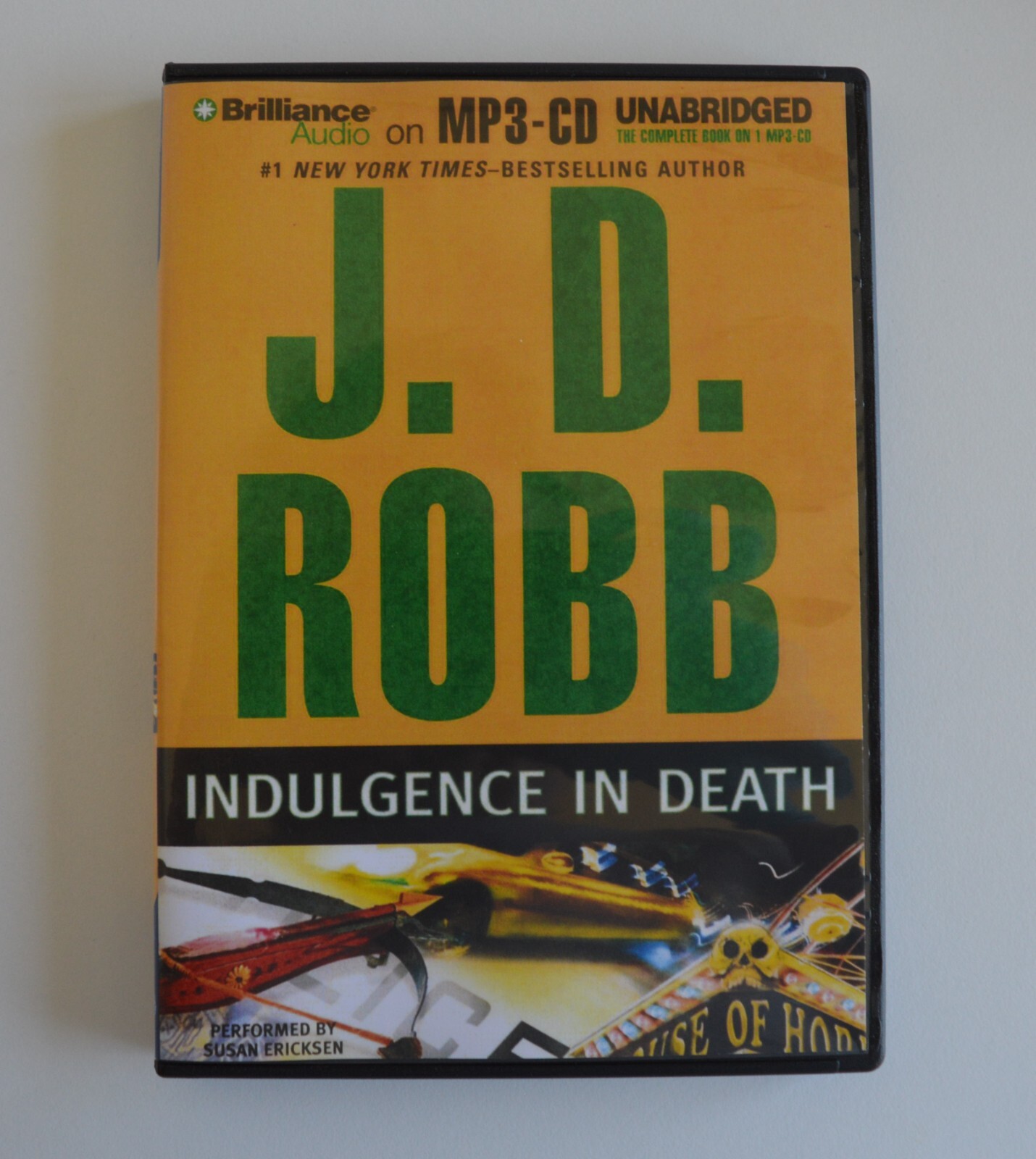Indulgence in Death — J.D. Robb — Unabridged Audiobook — MP3CD
