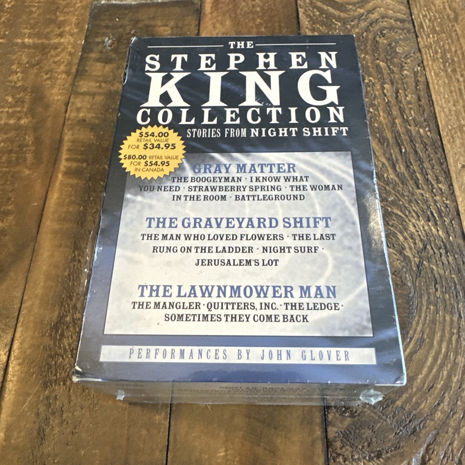 The Stephen King Collection Stories From Night Shift (10 Audio Cassettes) Sealed