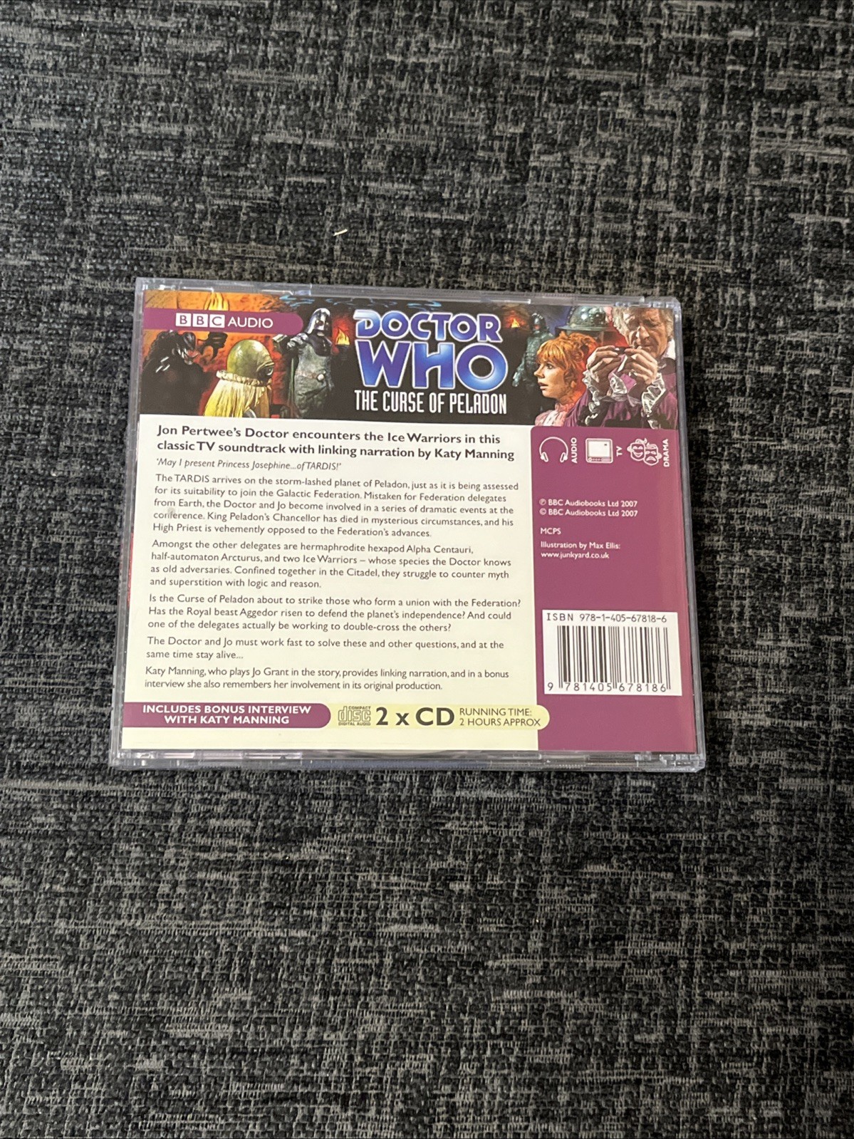 Doctor Who — The Curse Of Peladon — BBC Audiobook — 2 CD