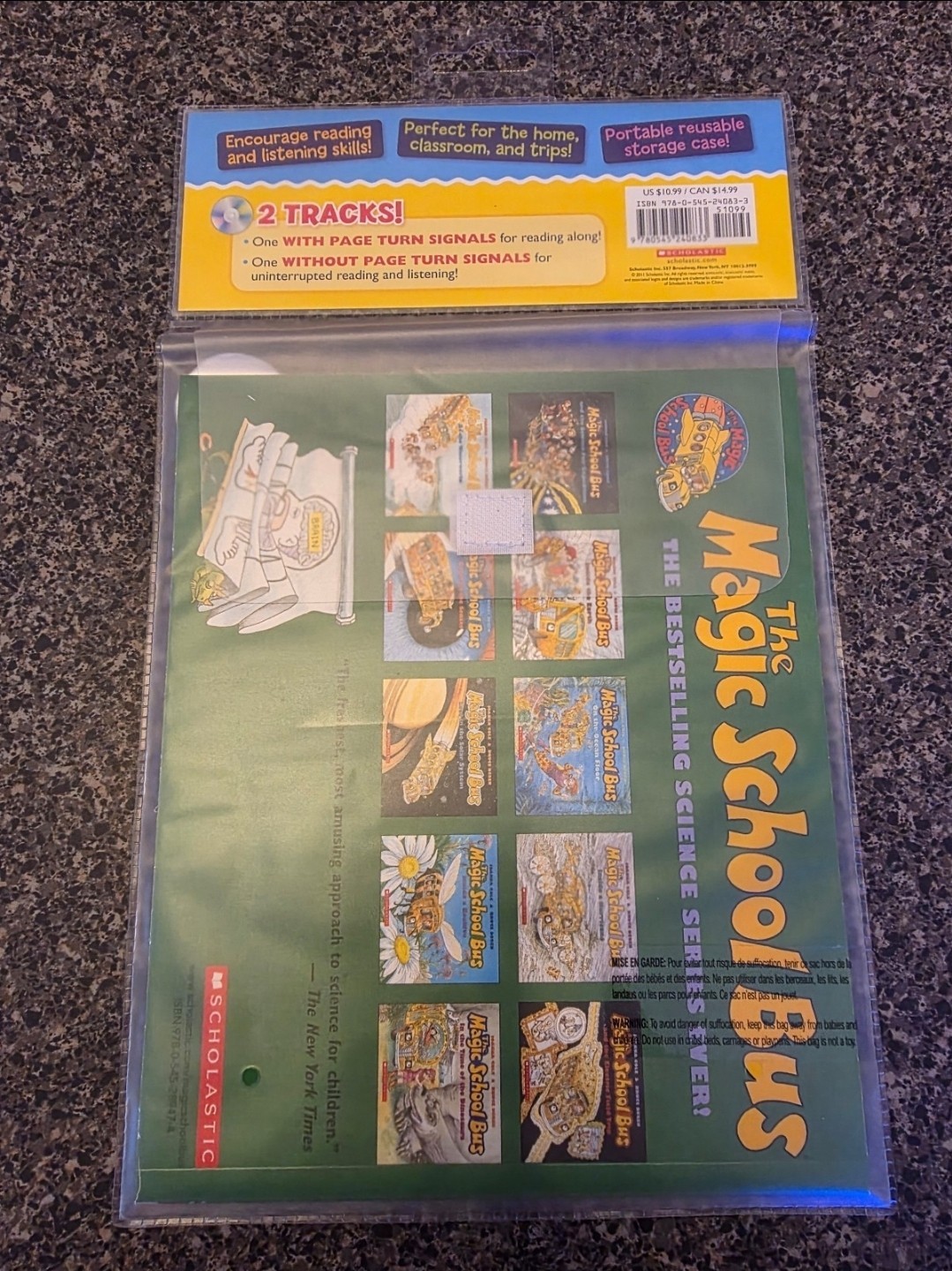 Magic School Bus Inside the Human Body Read Along Book & CD Set NEW, CC Cycle 3