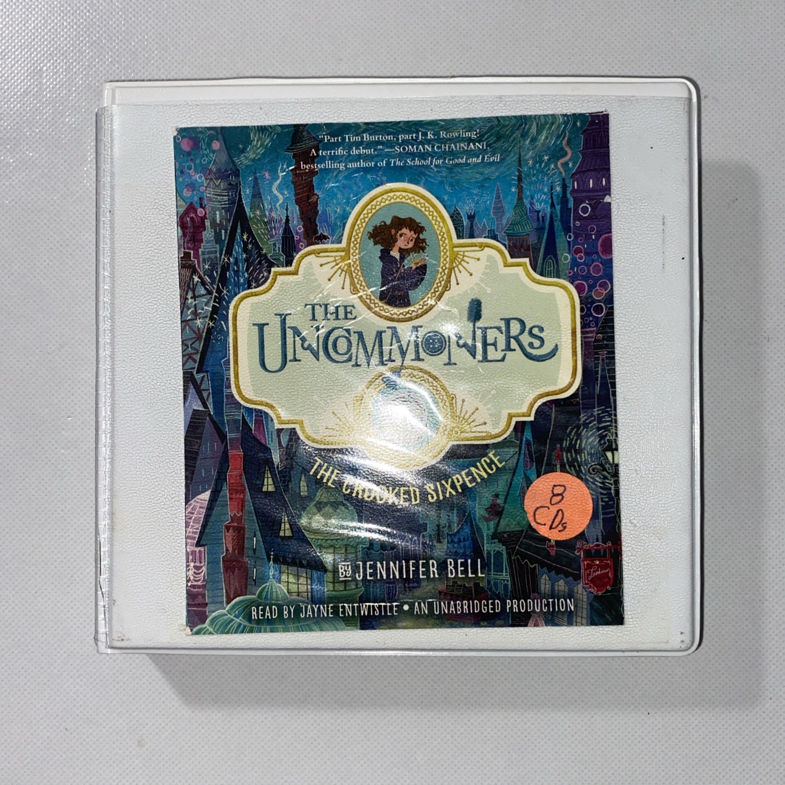GOOD The Uncommoners #1: The Crooked Sixpence by Jennifer Bell 8 CD’s