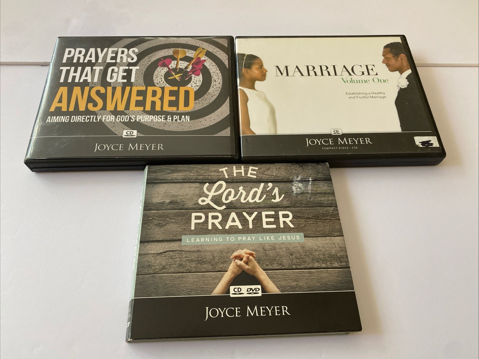Lot Of 3 Joyce Meyer Audiobooks Self Help Christian God Prayer Marriage