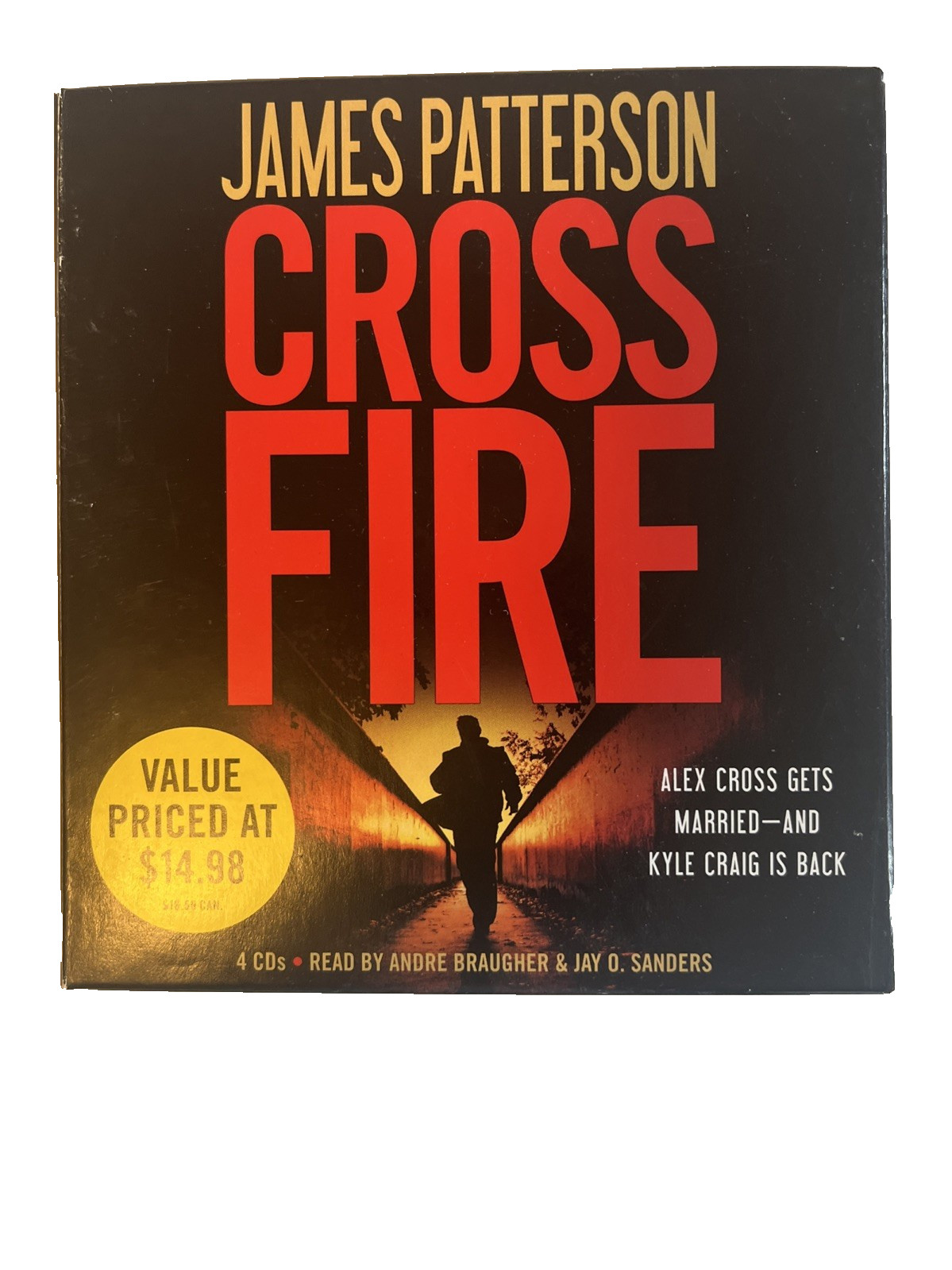 Cross Fire by James Patterson Audiobook 4 CDs 4.5 Hours Unabridged Crime Drama