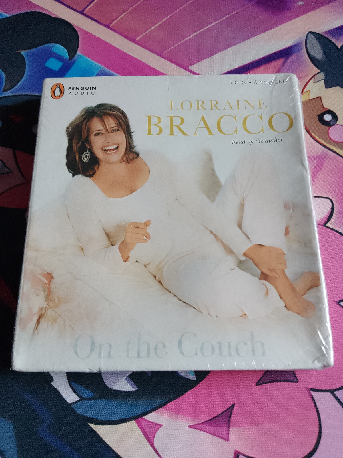 Lorraine Bracco — ‘ ON THE COUCH ‘ — 5 CD / 6 hr Audio Book / Brand New & Sealed