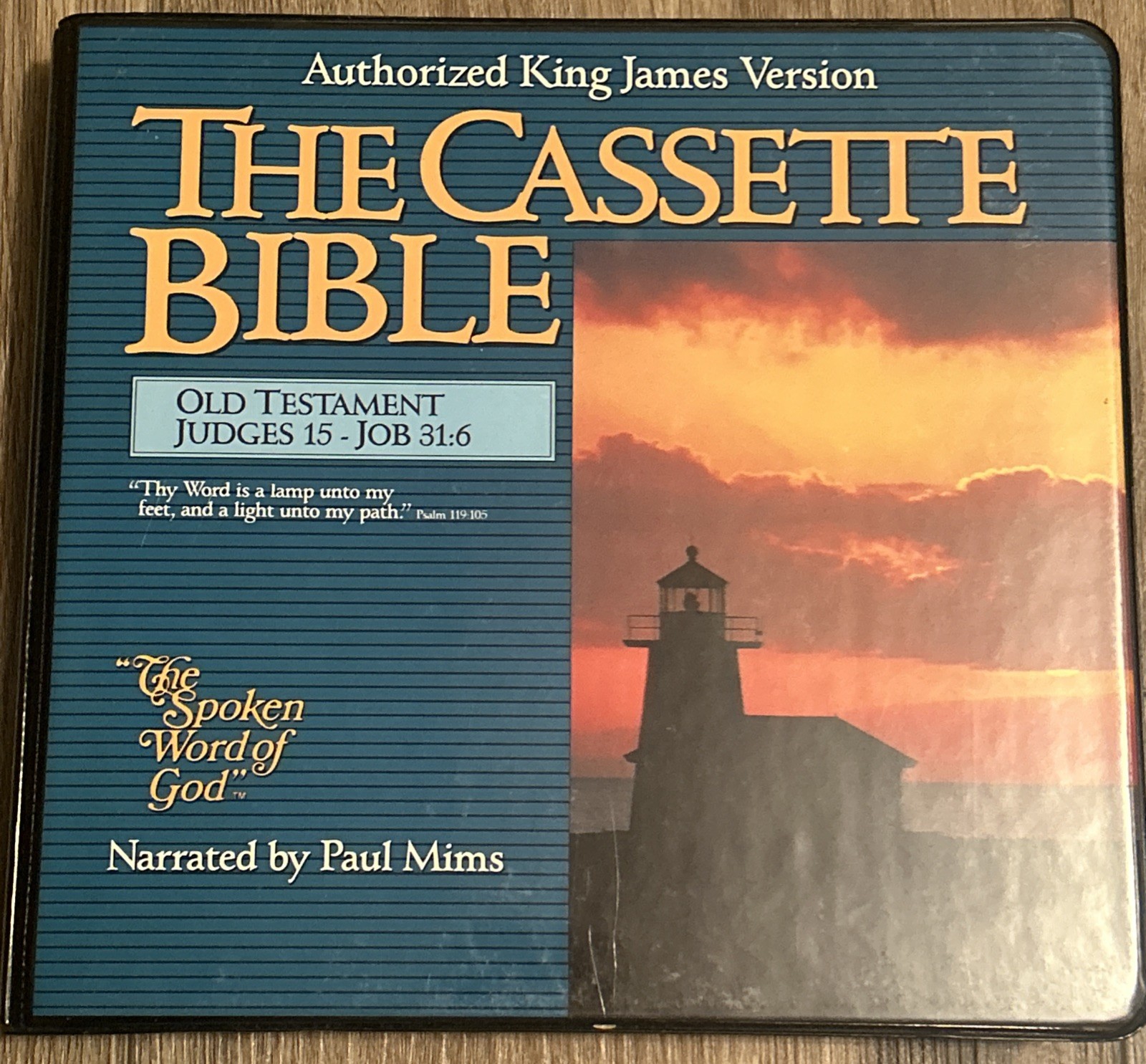 The CassetteBible Old Testament KJV Narrated by Paul Mims Vol 1-3 36 Cassettes