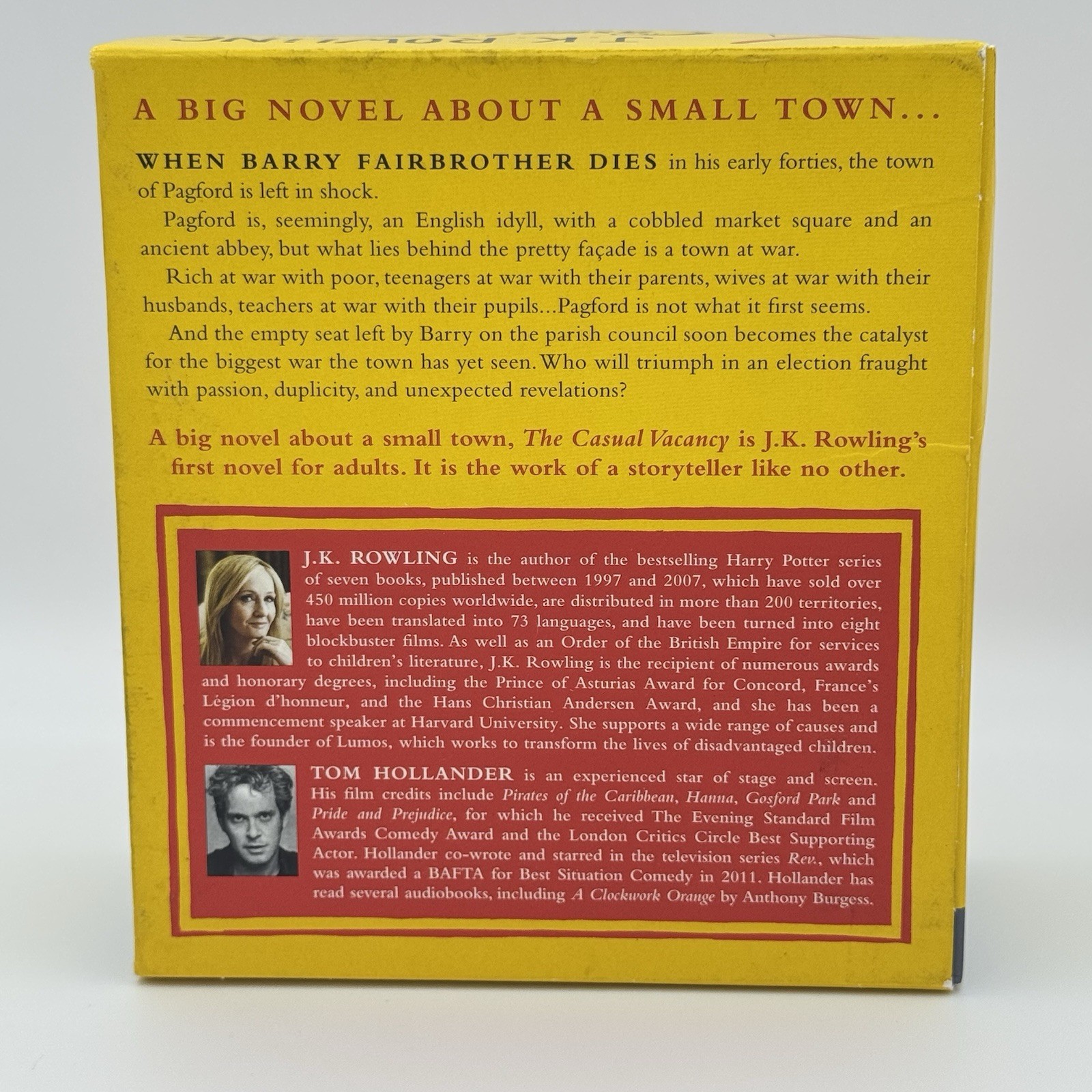 The Casual Vacancy by J. K. Rowling (Audio Book — Unabridged — 15 CDs) VGC