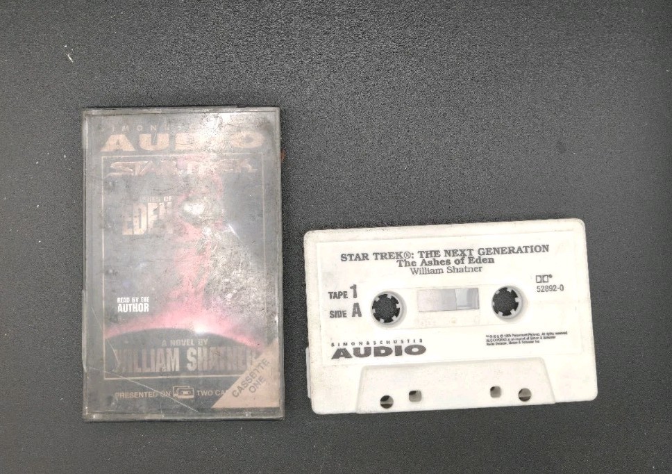Star Trek Audiobook Cassette Ashes of Eden William Shatner Cassette One