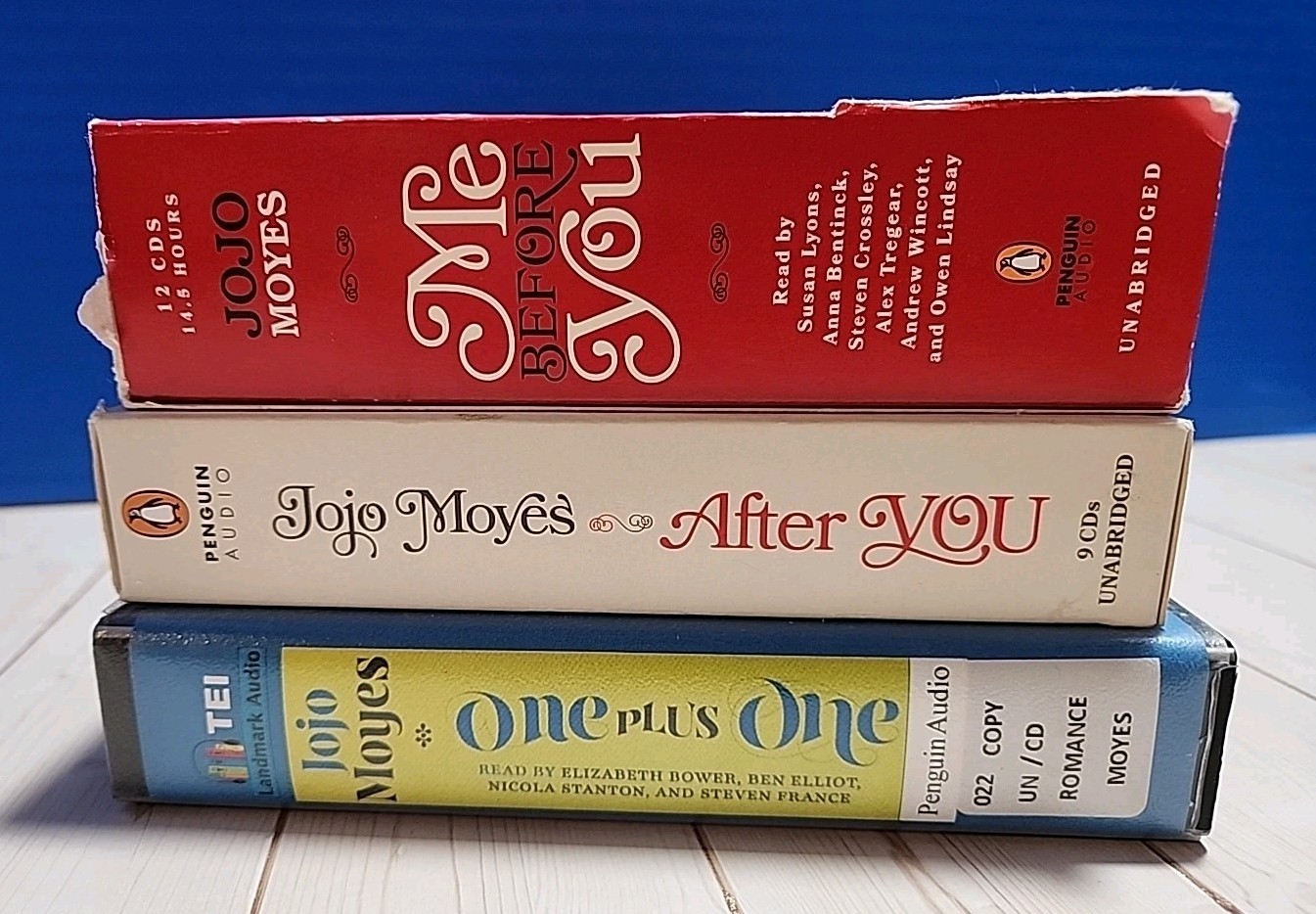 Lot of 3 Jojo Moyes Audio Books CD Me Before You, After You, One Plus One
