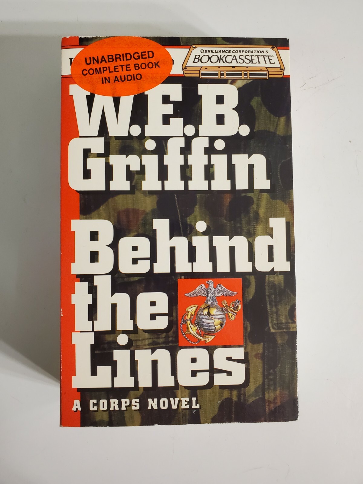 The Corps Series: Behind The Lines By W.E.B. Griffin 1996, Audio Cassette Tapes