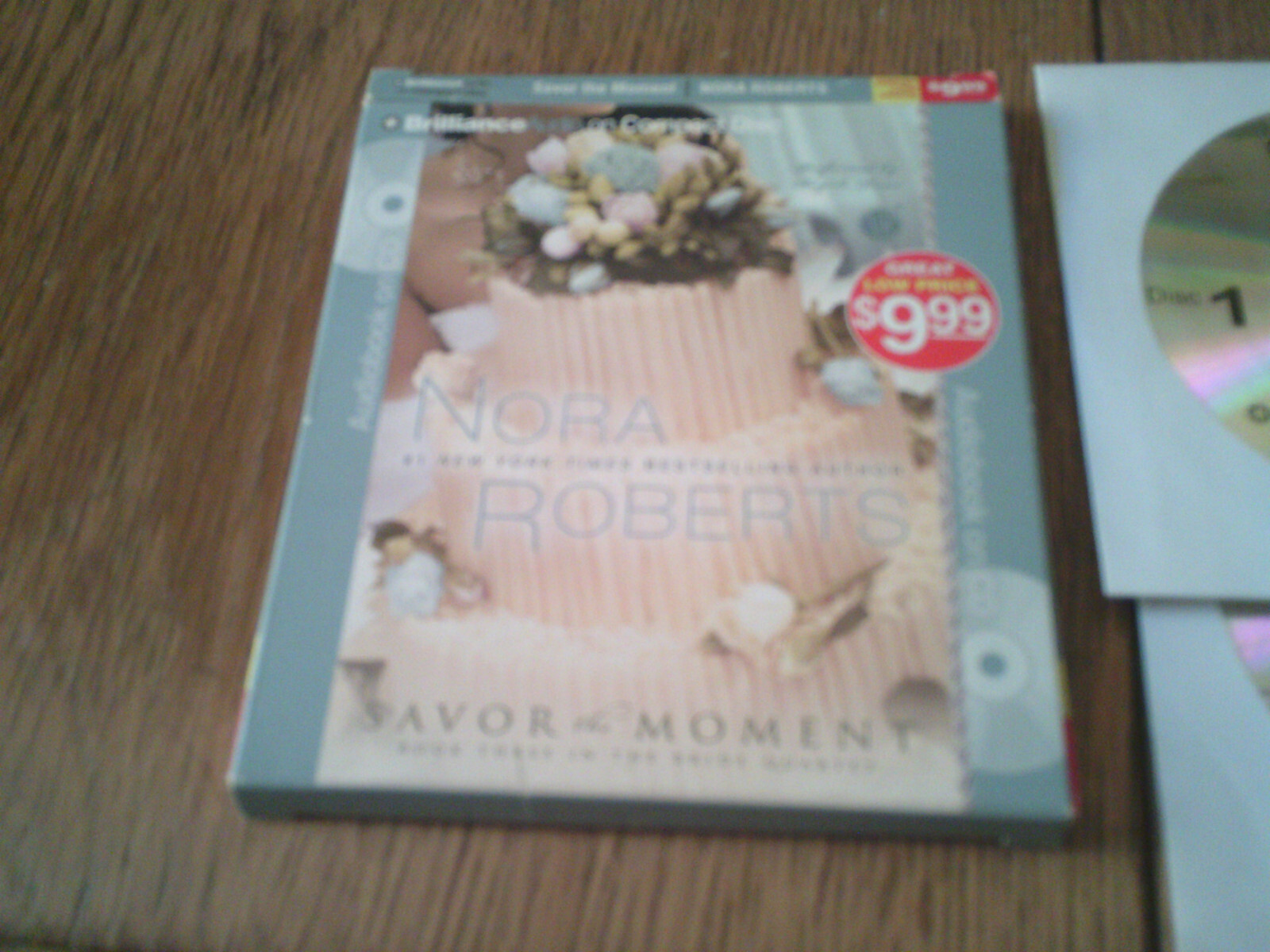 Nora Roberts Savor the Moment (Bride Quartet, Book 3) Audio 5 CD’s