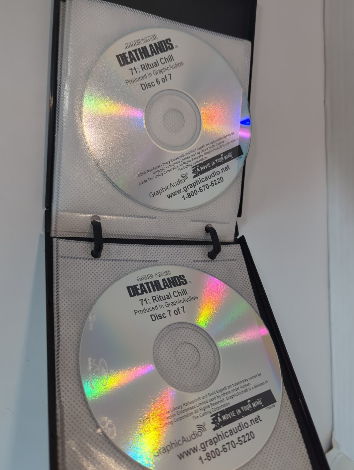 Deathlands by James Axler GraphicAudio CD Audiobooks Lot Of 3~ Books #69 #70 #71