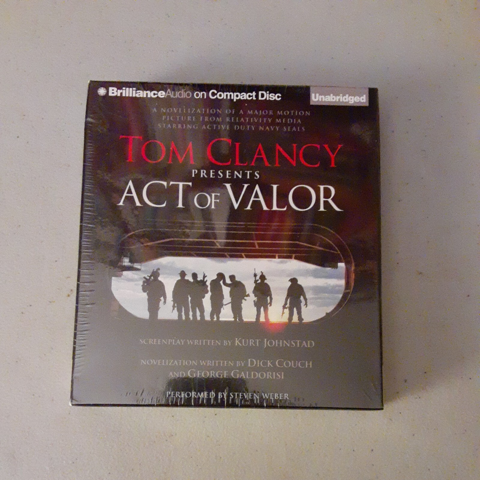 Tom Clancy Presents Act of Valor (8 CDs, 2012) Unabridged, Brand New, Sealed