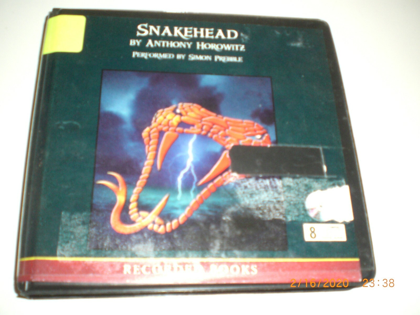 Snakehead by Anthony Horowitz Perfromed by Simon Prebble Unabridged Audio CDs