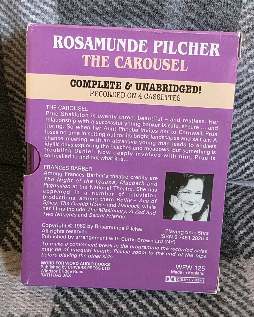 Rosamunde Pilcher The Carousel Audio Book 4 Cassettes Complete Unabridged Barber