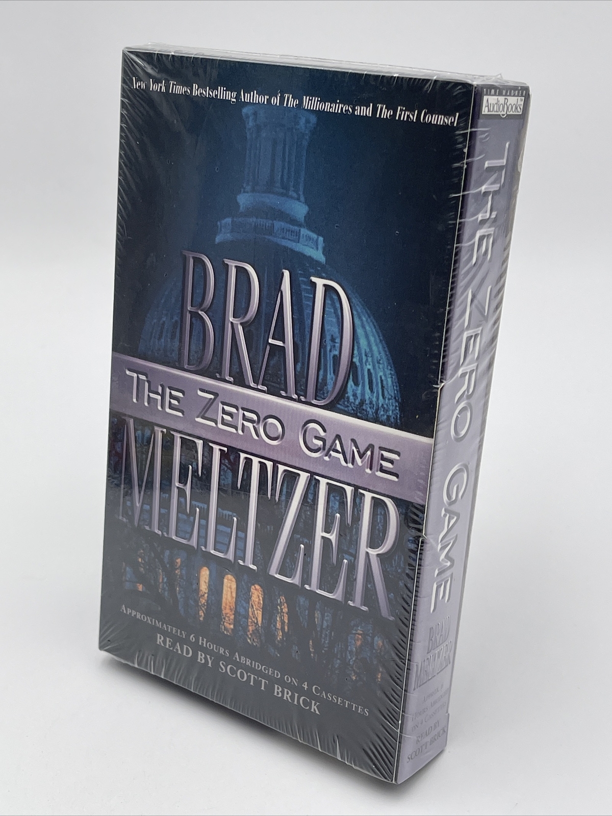 The Zero Game by Brad Meltzer Cassette Tape Abridged Read By Scott Brick Sealed