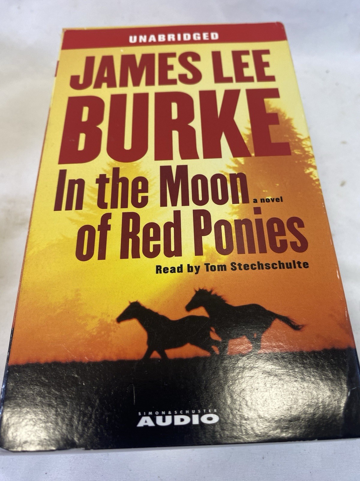 James Lee Burke “In The Moon Of Red Ponies” Book On Cassette Audio