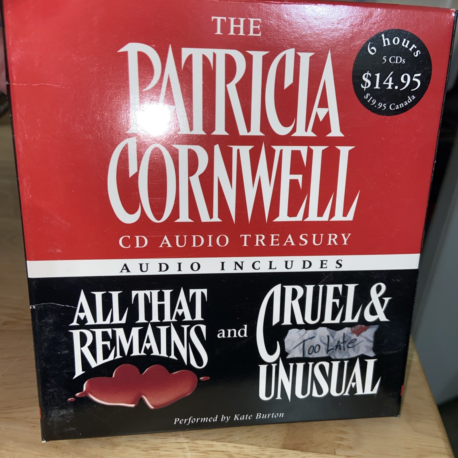 Lot of 6 Patricia Cornwell Scarpetta Novels Audiobooks on CD Crime Suspense