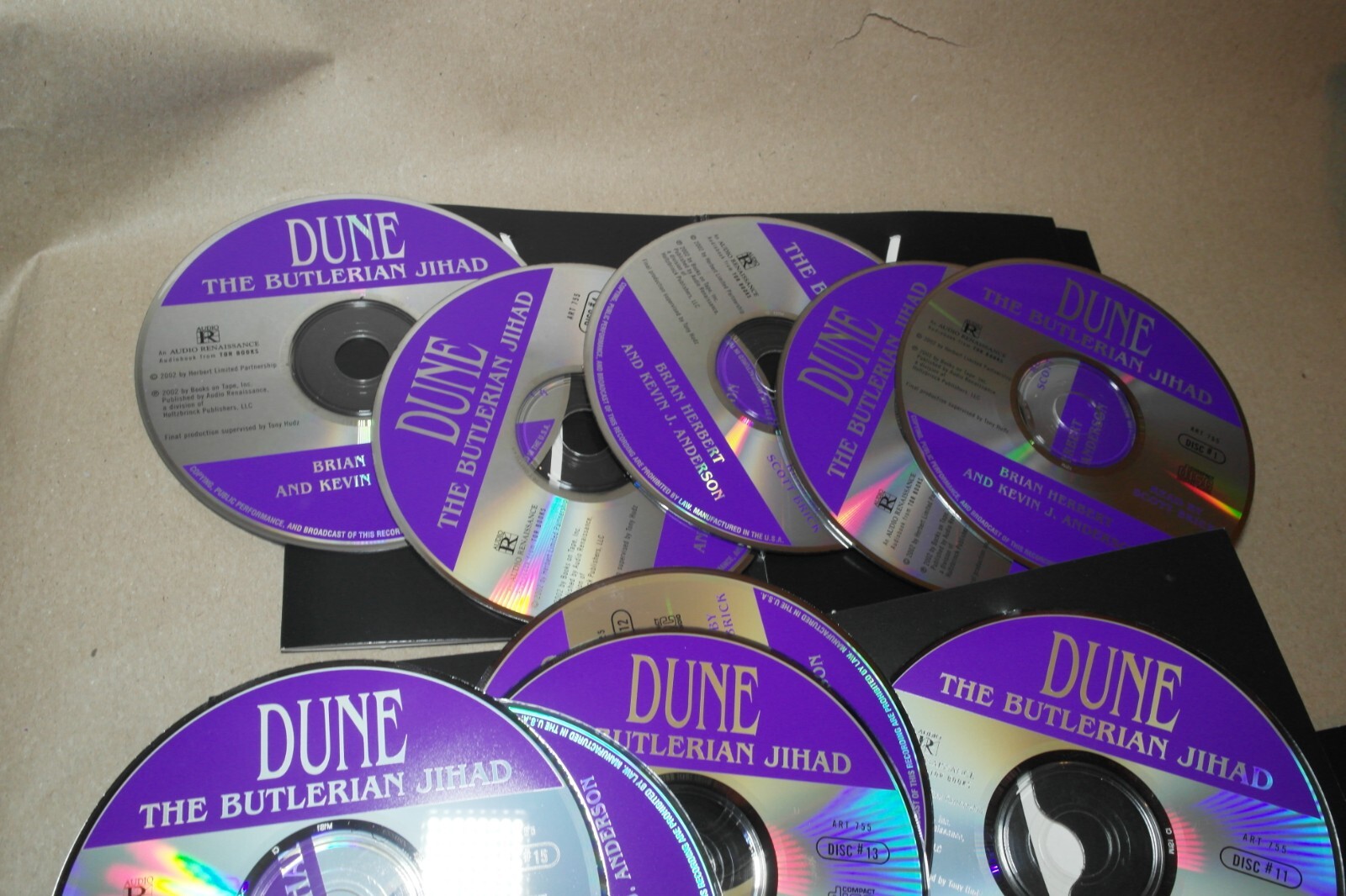 Dune Butlerian Jihad audio book 20 CD UNABRIDGED Brian Herbert Kevin J Anderson
