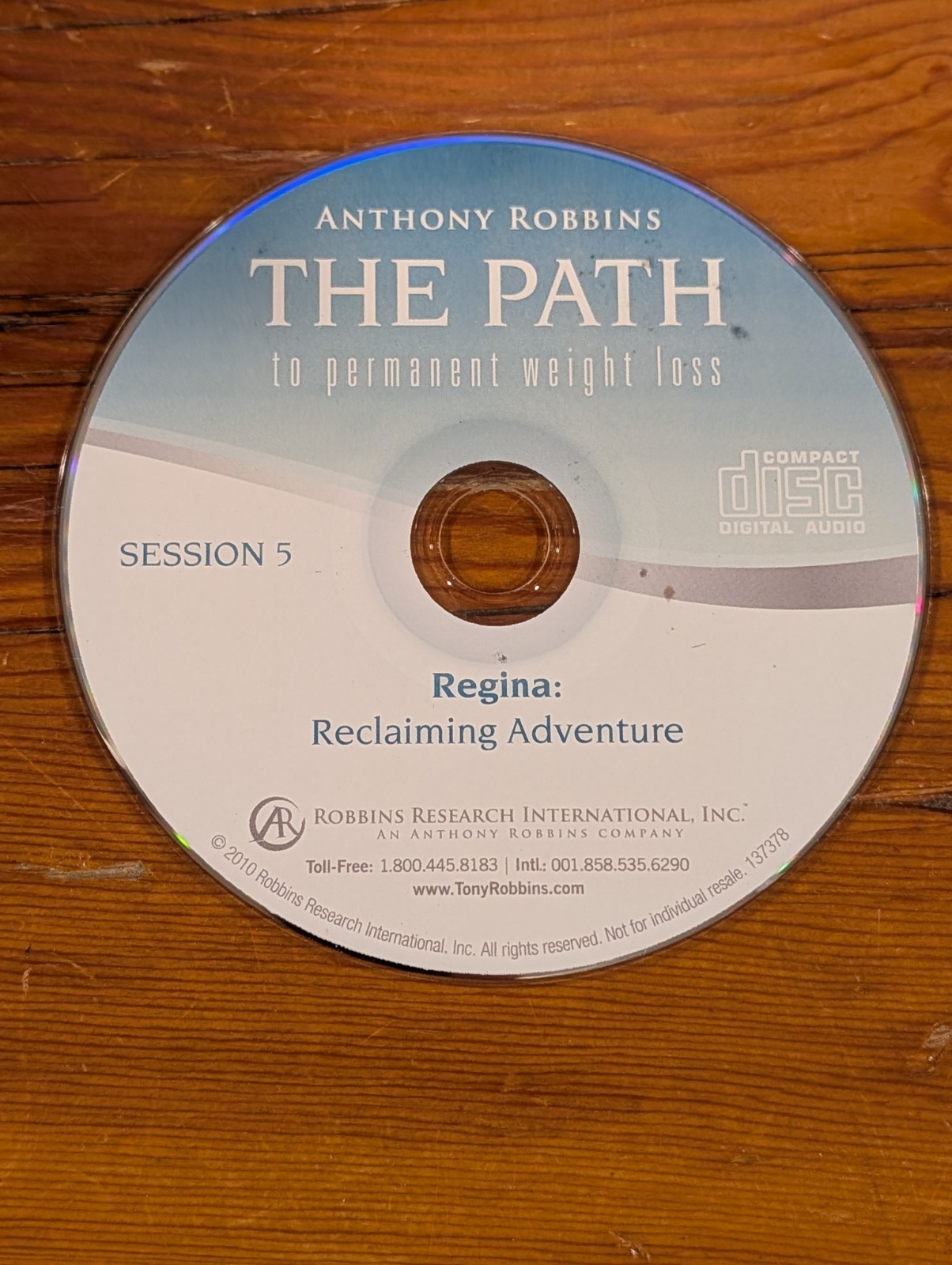 Anthony Robbins The Path To Permanent Weight Loss Audio CDs & DVDs | 11 Discs