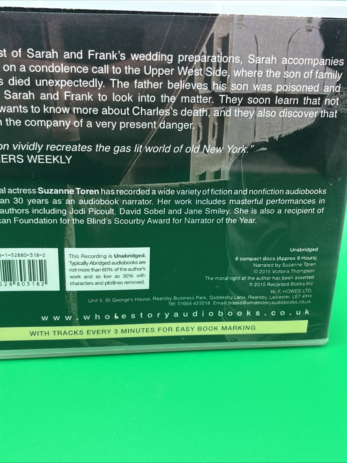 Audiobook Murder On Amsterdam Avenue Cd Set By Victoria Thompson 8 Discs
