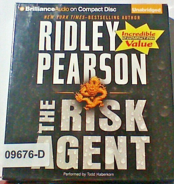 NEW *Sealed* AUDIO BOOK on CDs THE RISK AGENT Ridley Pearson