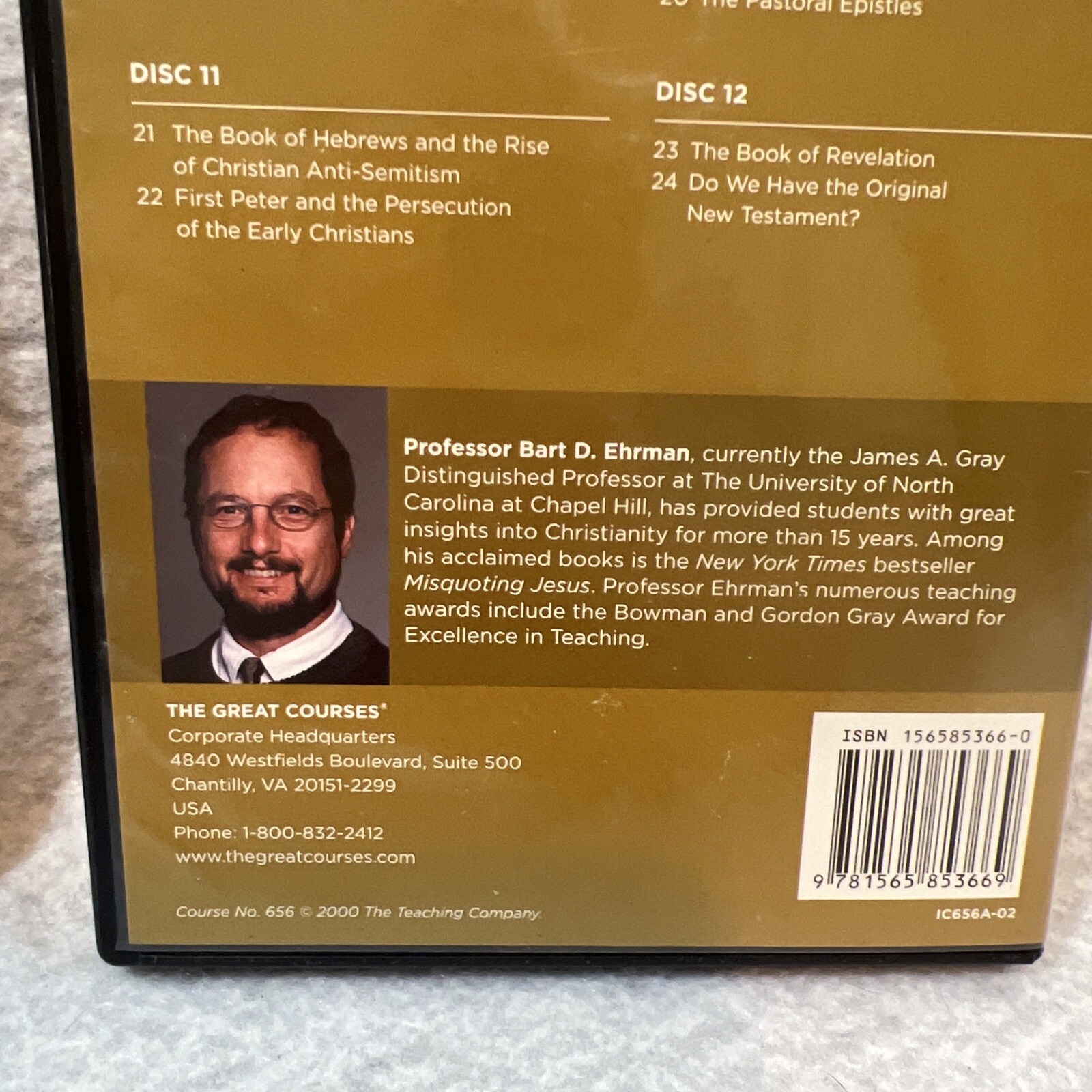 The Great Courses The New Testament Volume 1 & 2 Audio CD 12 Discs