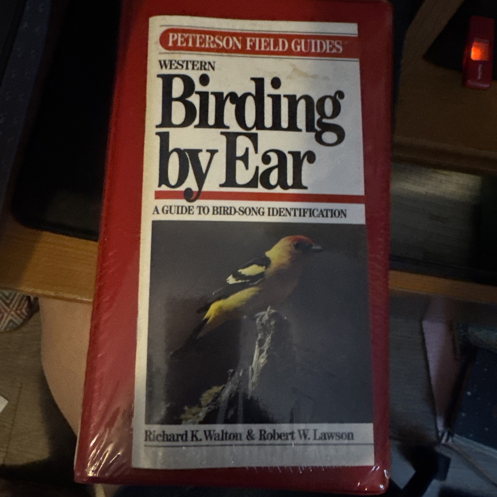 Western Birding By Ear Eastern/Central Peterson Field Guides 3 Cassettes, Book