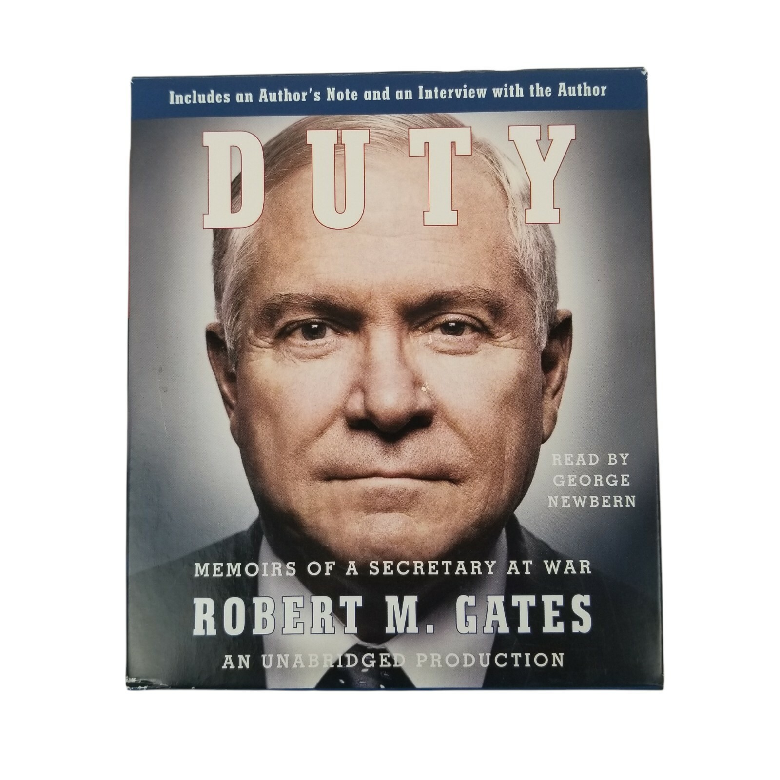 Duty Memoirs of Secretary at War Robert M. Gates 20 CDs Unabridged Audiobook