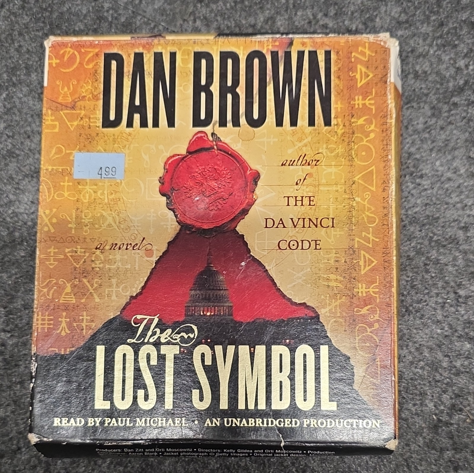 Dan Brown The Lost Symbol Robert Langdon Unabridged Audiobook CD Paul Michael