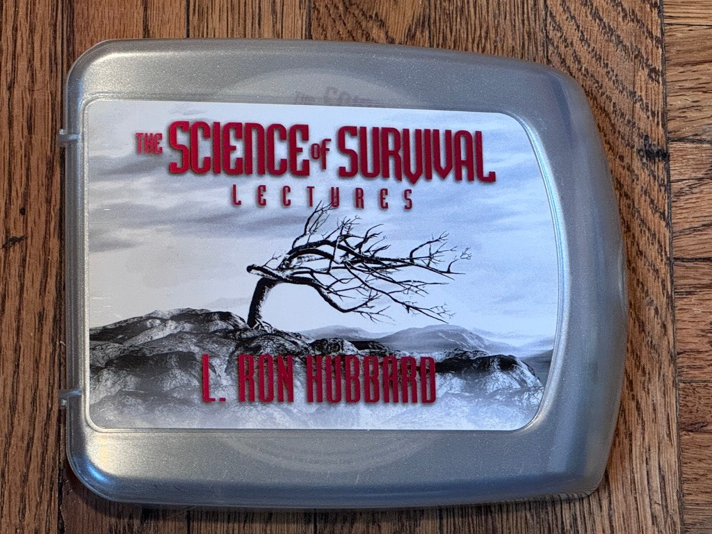 The Science of Survival Lectures by L Ron Hubbard Scientology Book & 4 CD Set