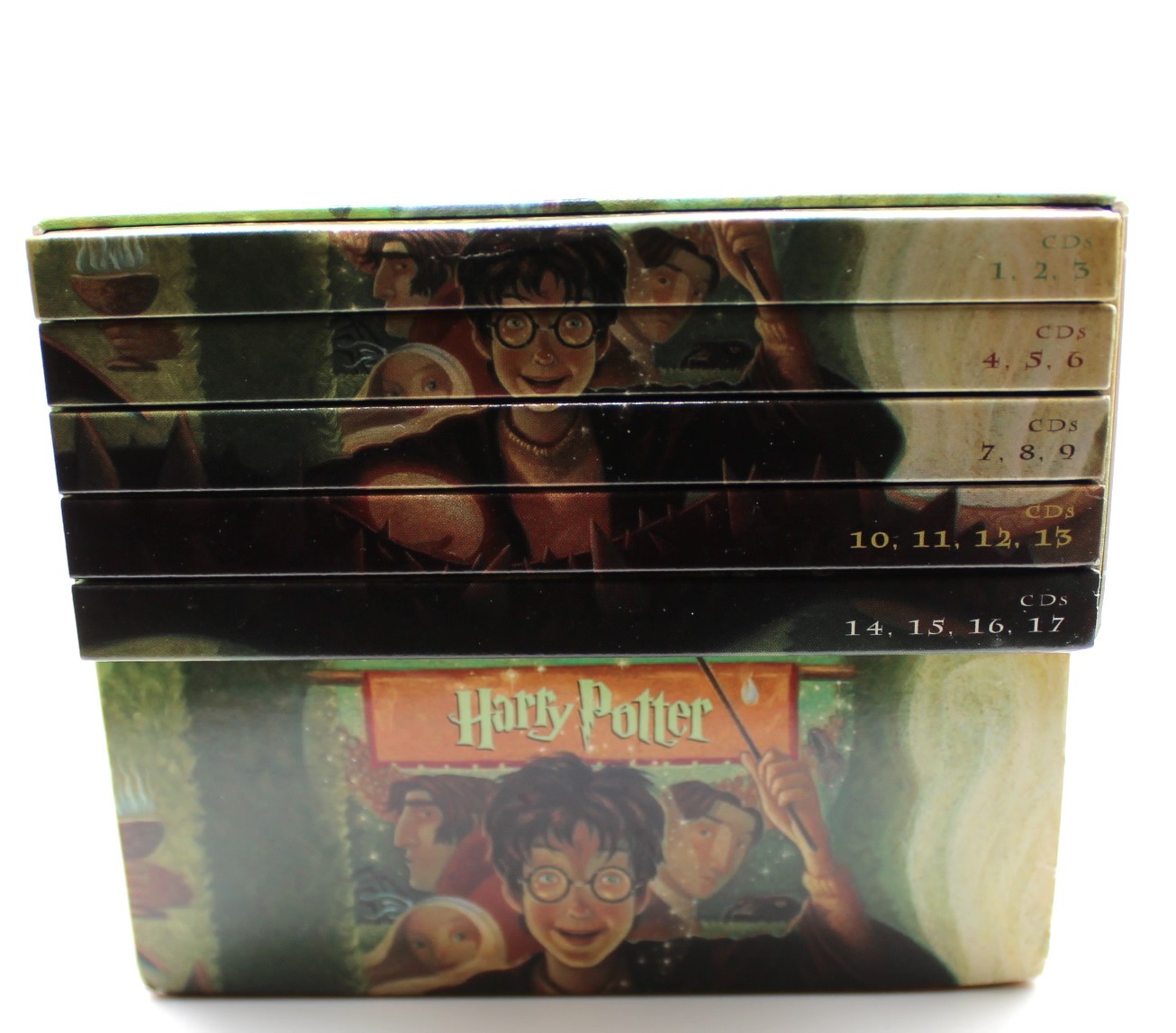 Harry Potter Audiobook CD Lot of 4: Goblet of Fire, Order of Phoenix, Half-Blood