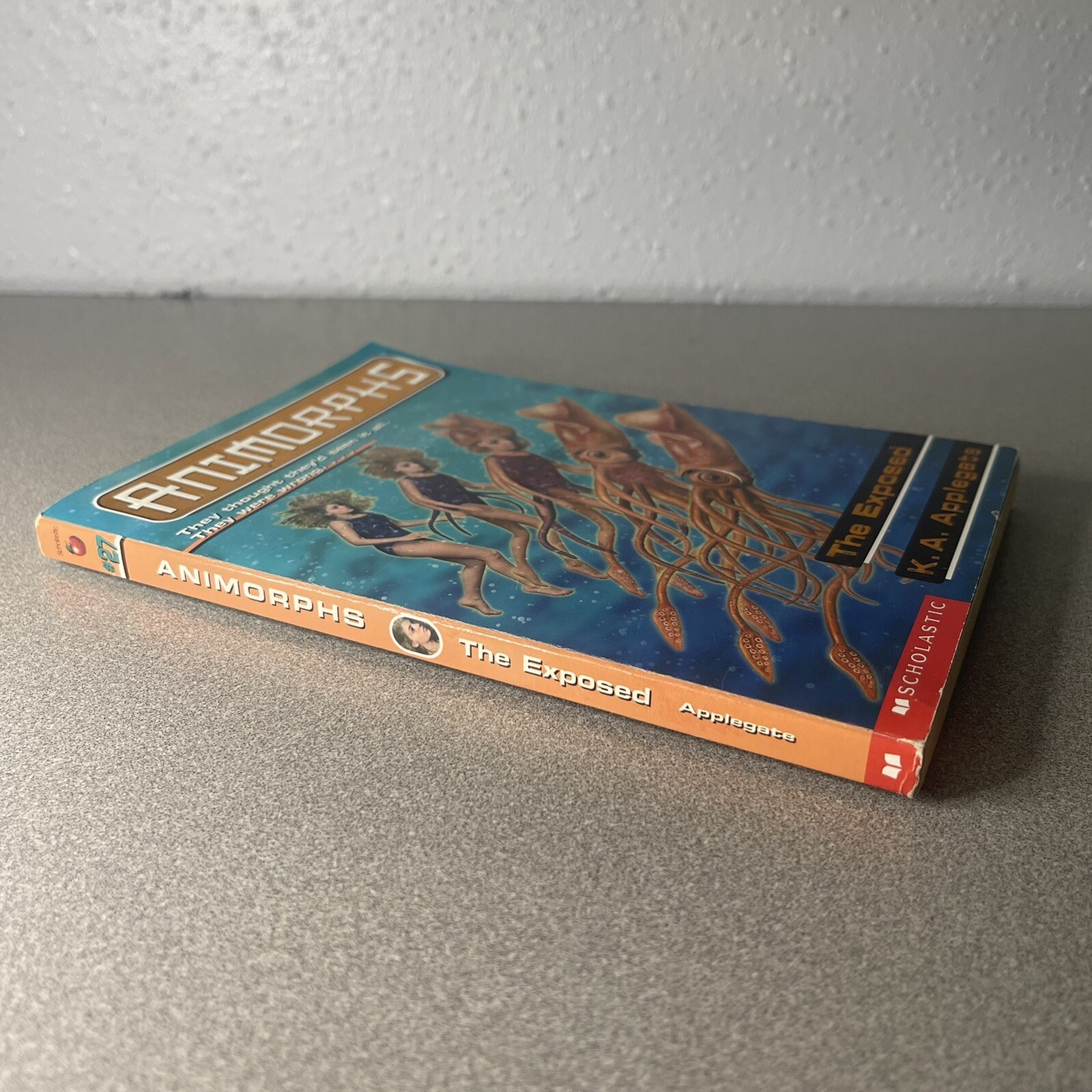 Vintage Animorphs #27 The Exposed K.A. Applegate 1st Edition 1st Print 1999 Book