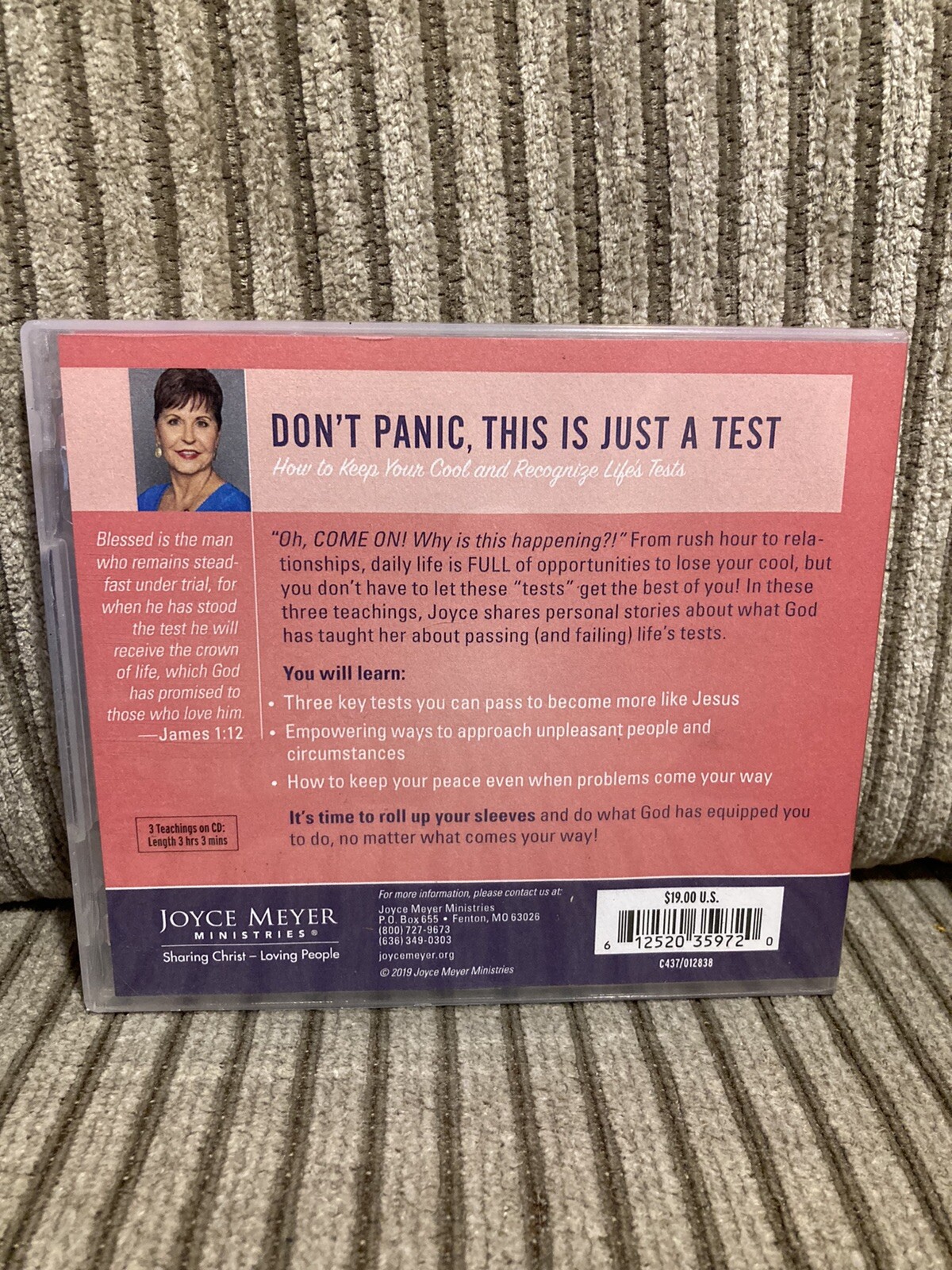 Joyce Meyer — Dont Panic This Is Just A Test CD Set Audio