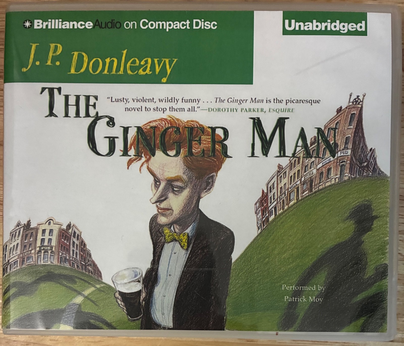 The Ginger Man/J.P. Donleavy/AUDIO book on 10 CDs/Unabridged/Free Shipping