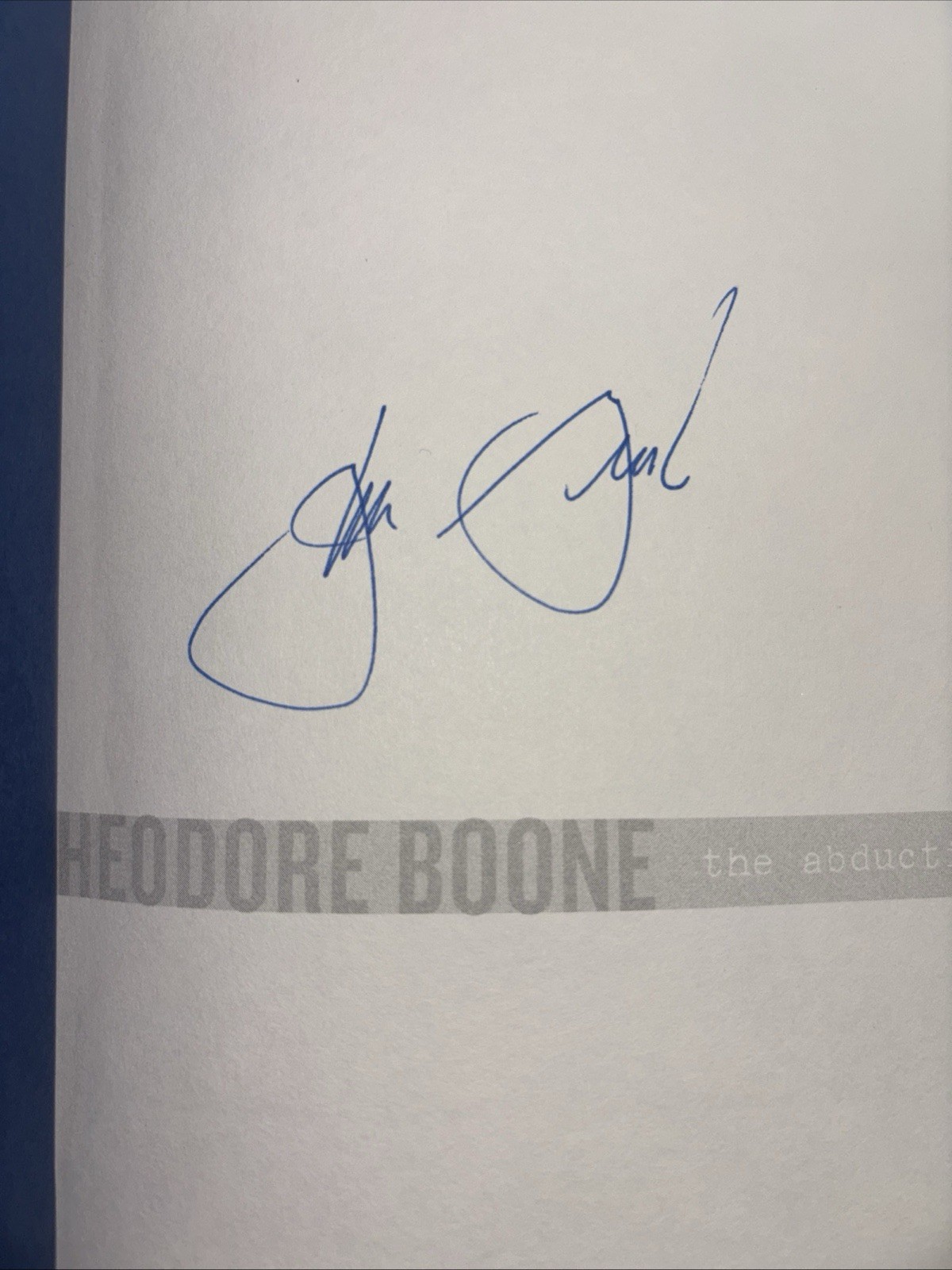 Theodore Boone: the Abduction — Hardcover By Grisham, John — Signed Autographed