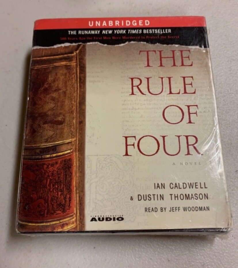 The Rule of Four by Ian Caldwell Audiobook cd Brand new Free ship