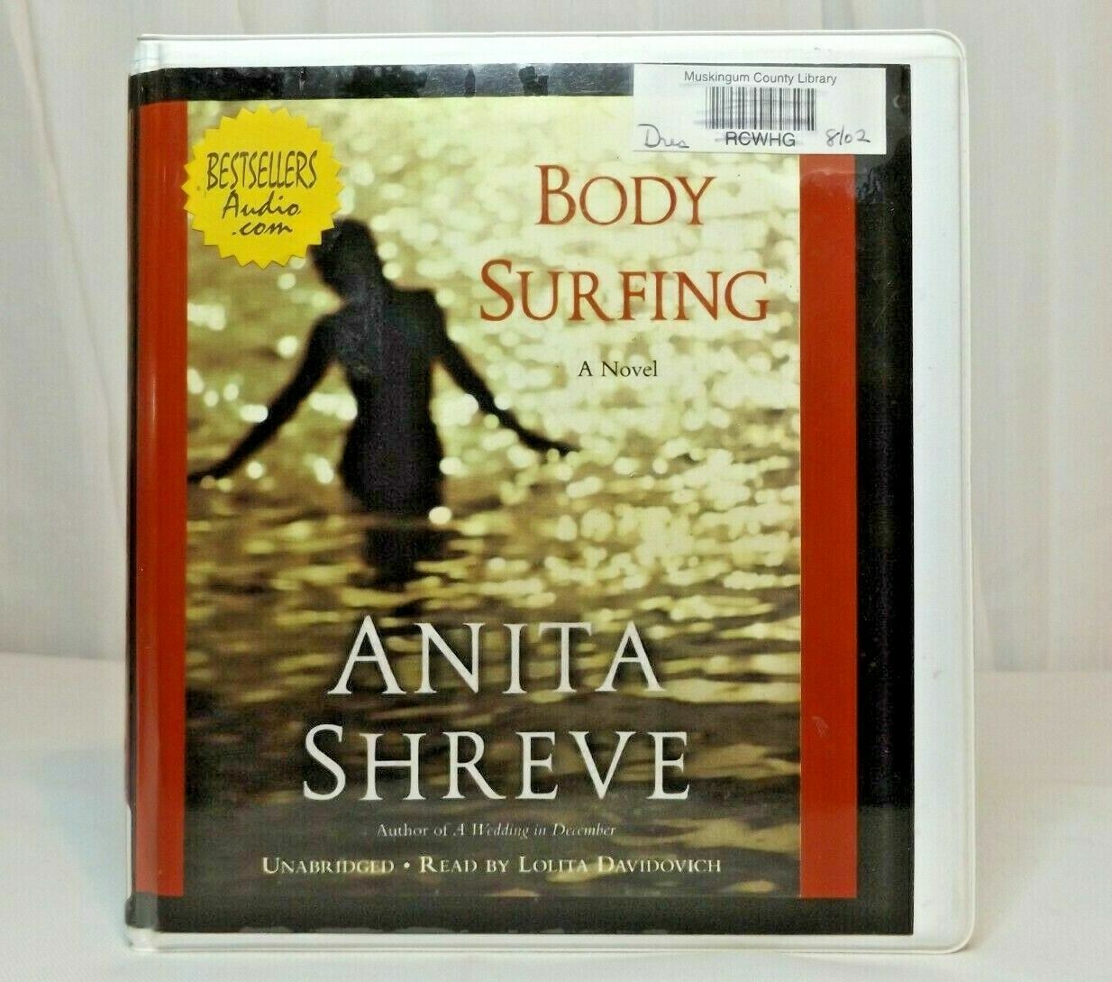 Body Surfing by Anita Shreve (2007, Compact Disc, Unabridged edition) Ex-Library