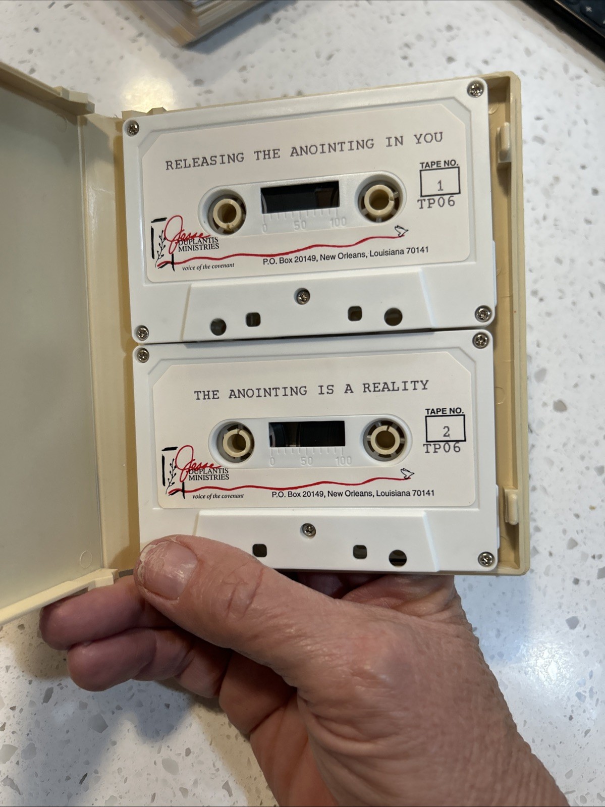 Releasing The Anointing In You, Two Cassette Tapes Jesse Duplantis