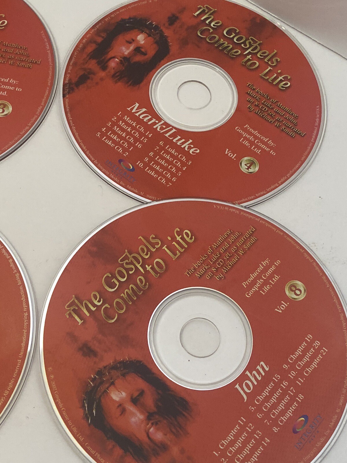 The Gospels Come to Life by Michael Omartian (2003, Audio CD) Christian Bible