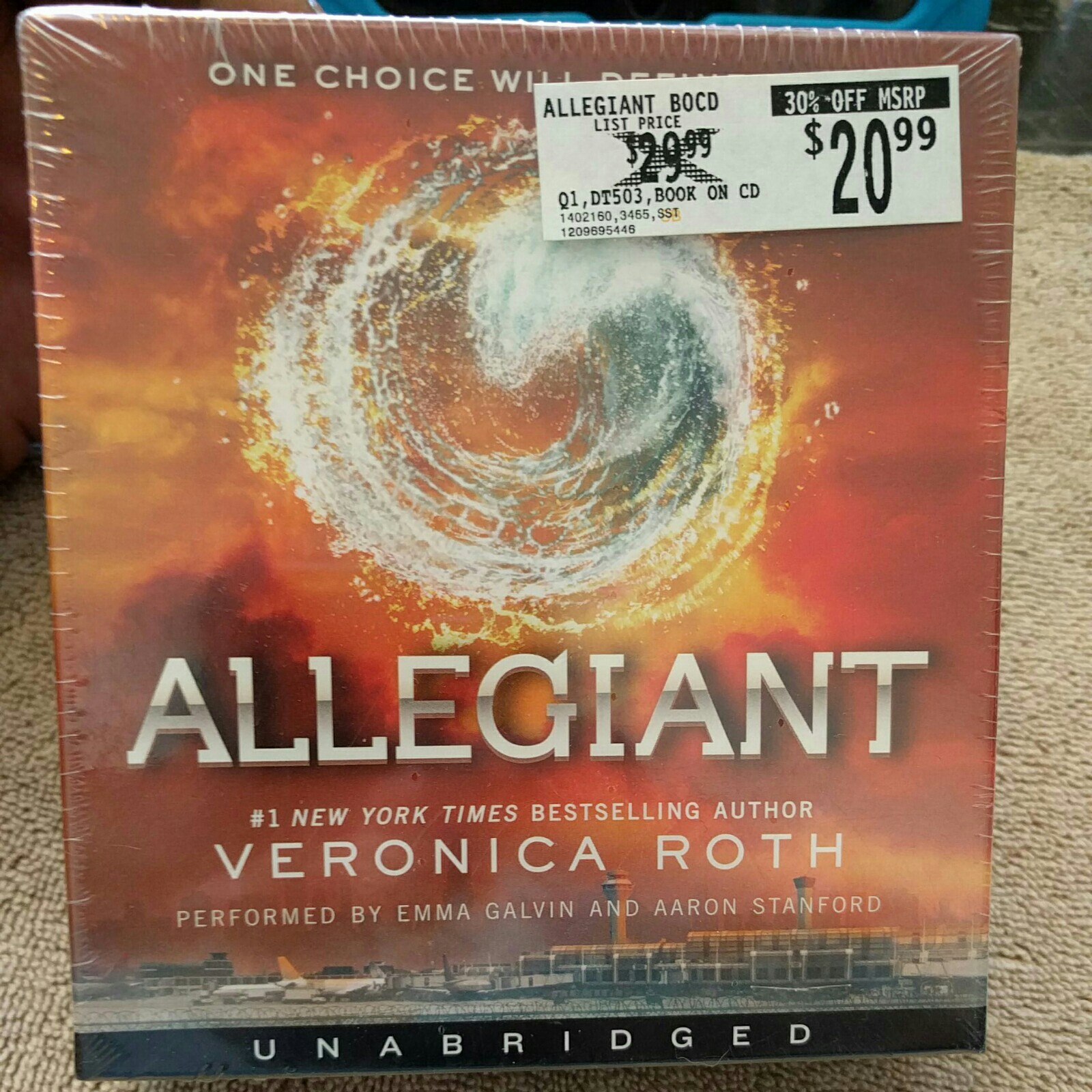 Divergent: Allegiant by Veronica Roth (2013, CD, Unabridged) 11 discs 12.5 hrs